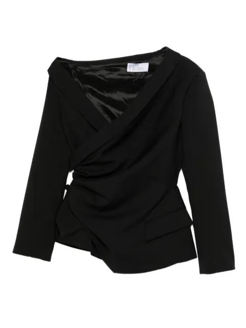 draped asymmetric jacket by GIUSEPPE DI MORABITO