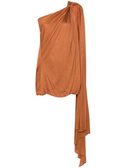 draped-panel mini dress by GIUSEPPE DI MORABITO