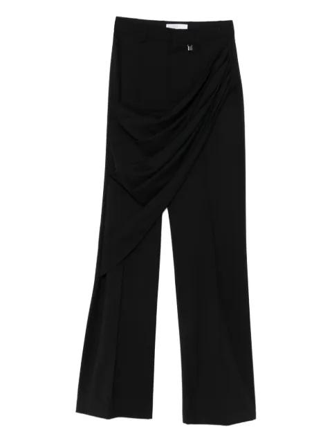 draped straight-leg trousers by GIUSEPPE DI MORABITO