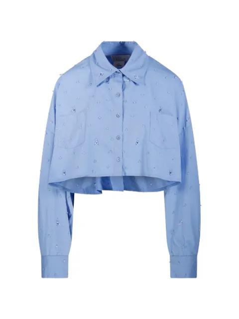 embellished cropped shirt by GIUSEPPE DI MORABITO