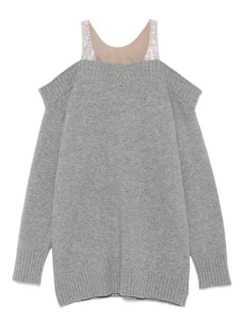 embellished-straps mini dress by GIUSEPPE DI MORABITO