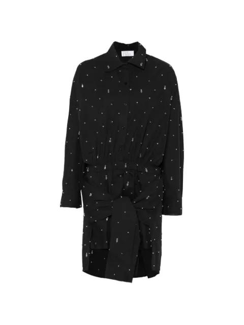 embellished tie-front dress by GIUSEPPE DI MORABITO