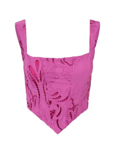 embroidered top by GIUSEPPE DI MORABITO