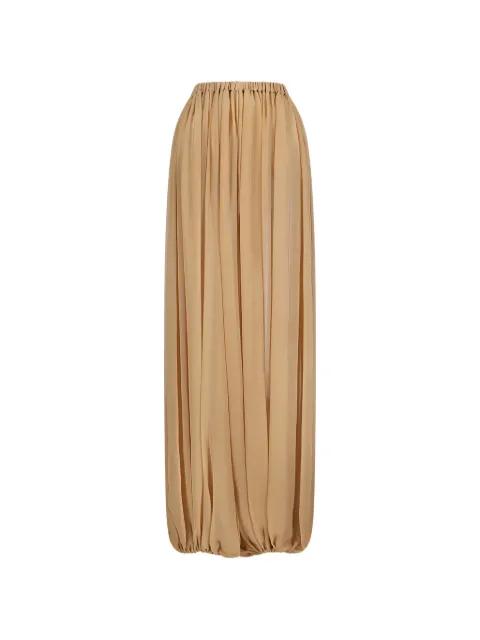 gathered silk trousers by GIUSEPPE DI MORABITO