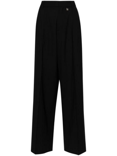 high-waisted tailored wool trousers by GIUSEPPE DI MORABITO