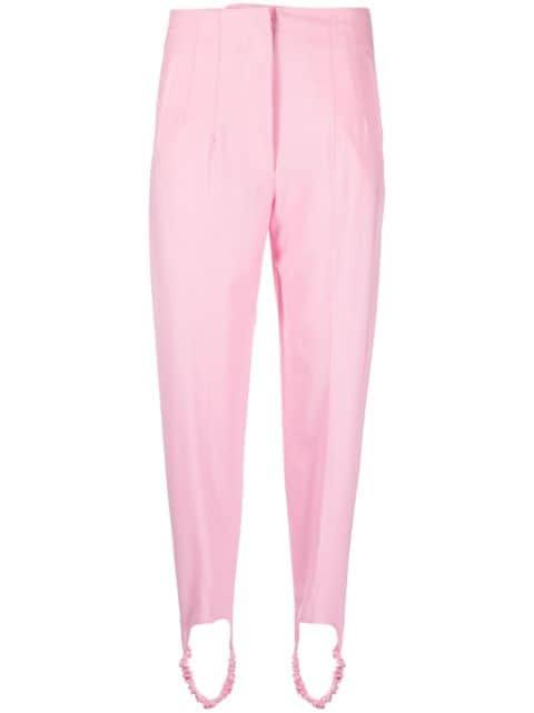 high-waisted wool-blend leggings by GIUSEPPE DI MORABITO