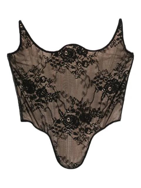 lace corset top by GIUSEPPE DI MORABITO