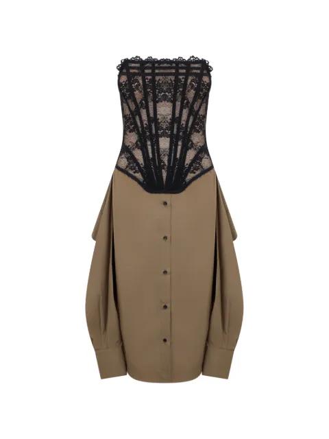 lace-detail buttoned dress by GIUSEPPE DI MORABITO