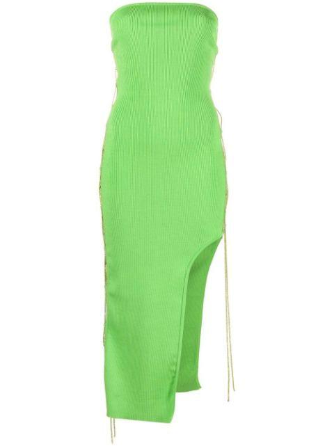 lace-up midi dress by GIUSEPPE DI MORABITO