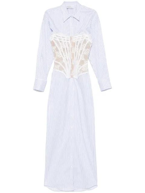 layered-effect shirt dress by GIUSEPPE DI MORABITO