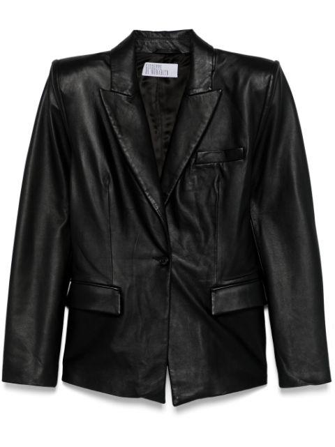 leather blazer by GIUSEPPE DI MORABITO