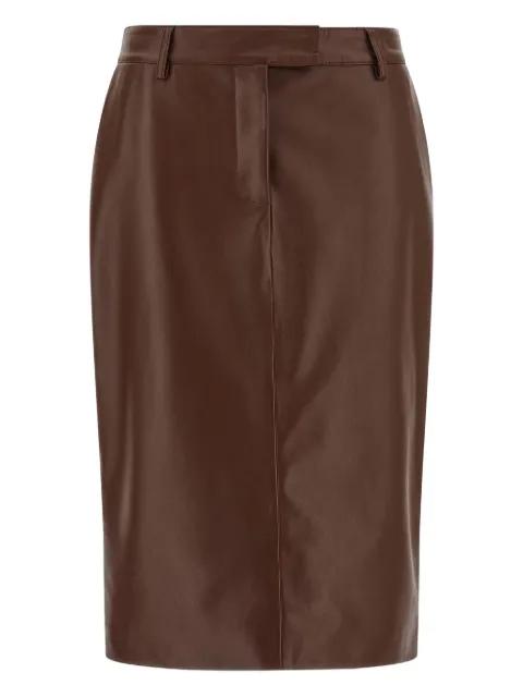 leather pencil skirt by GIUSEPPE DI MORABITO