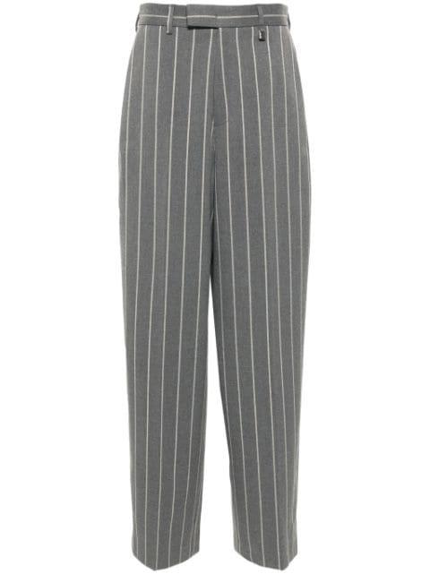 logo-plaque trousers by GIUSEPPE DI MORABITO