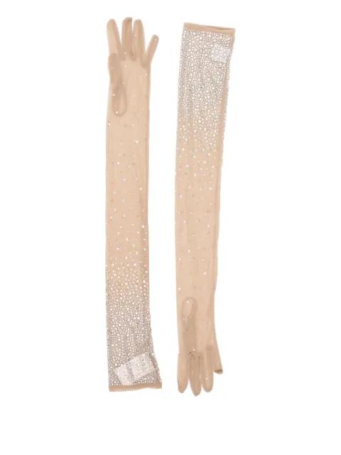 long tulle gloves by GIUSEPPE DI MORABITO