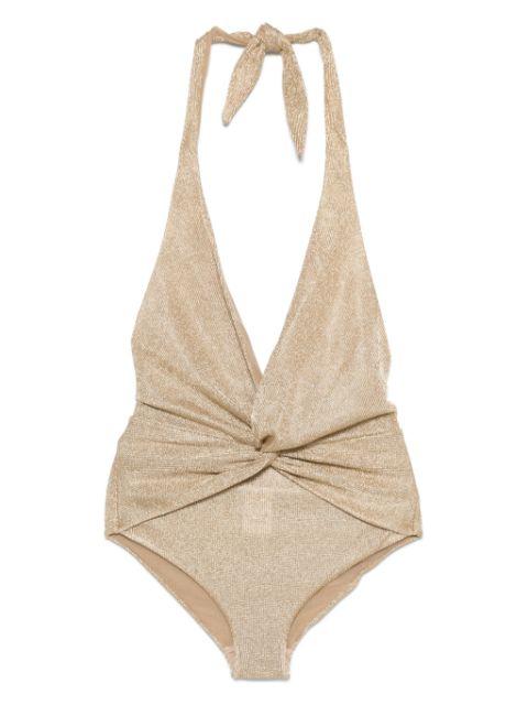 metallic-finish swimsuit by GIUSEPPE DI MORABITO