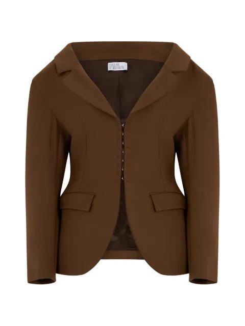 off-the-shoulder jacket by GIUSEPPE DI MORABITO