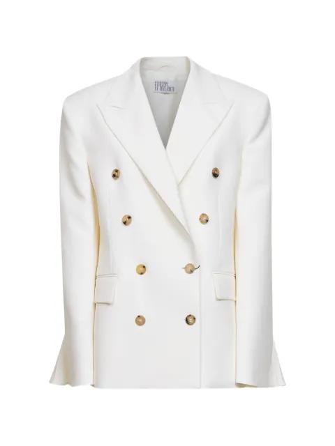 pleated double-breasted jacket by GIUSEPPE DI MORABITO
