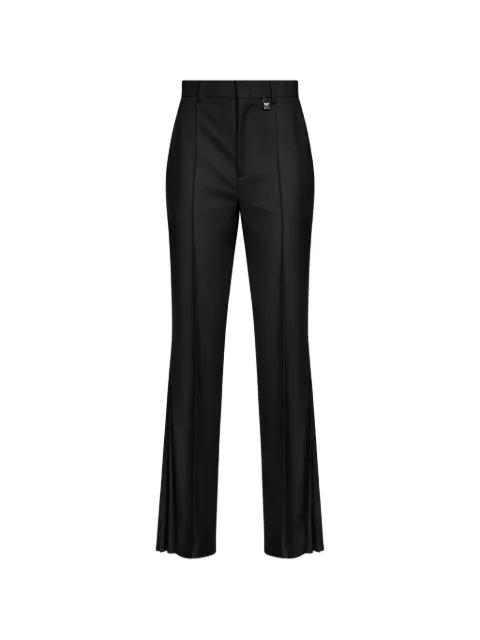 pleated flared trousers by GIUSEPPE DI MORABITO