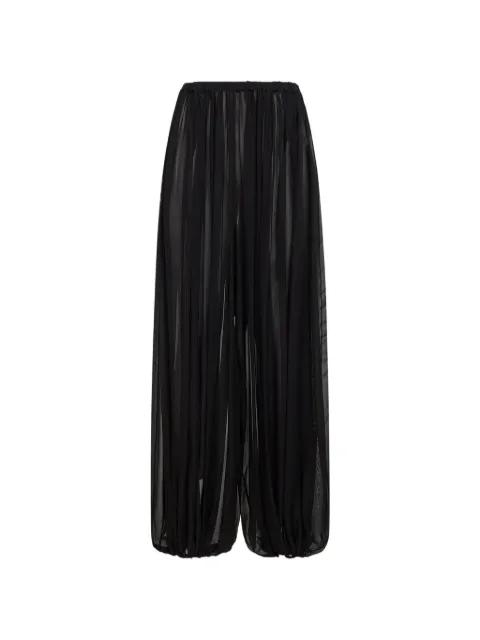 pleated silk trousers by GIUSEPPE DI MORABITO