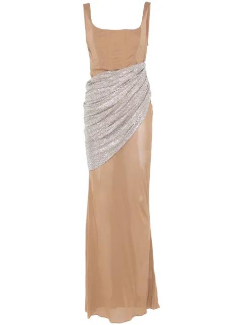 rhinestone-embellished gown by GIUSEPPE DI MORABITO