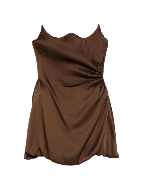 ruched-detail mini dress by GIUSEPPE DI MORABITO