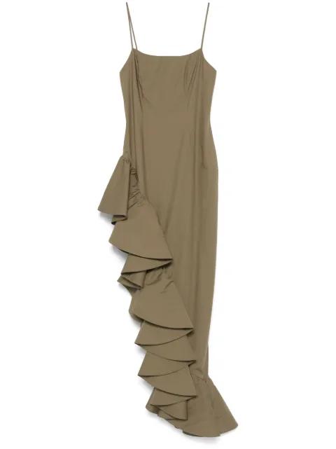 ruffle-detail maxi dress by GIUSEPPE DI MORABITO