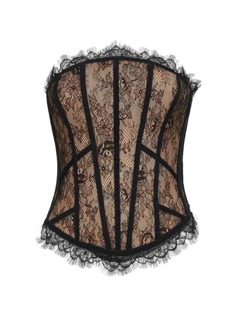 scalloped strapless top by GIUSEPPE DI MORABITO