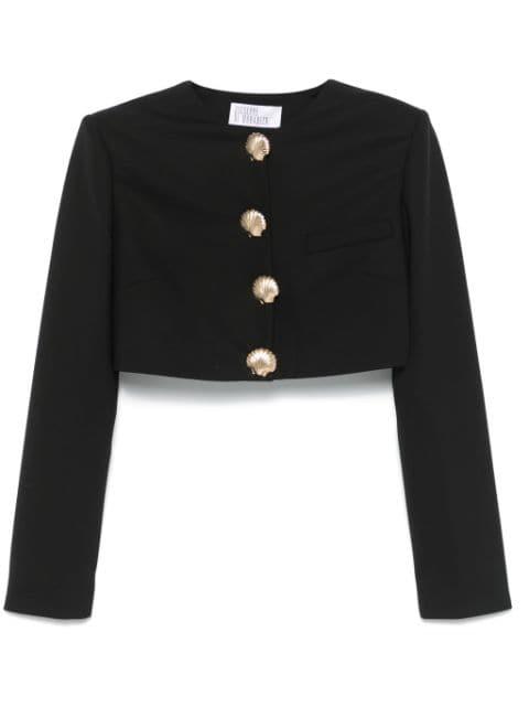 sea-shell detail cropped jacket by GIUSEPPE DI MORABITO