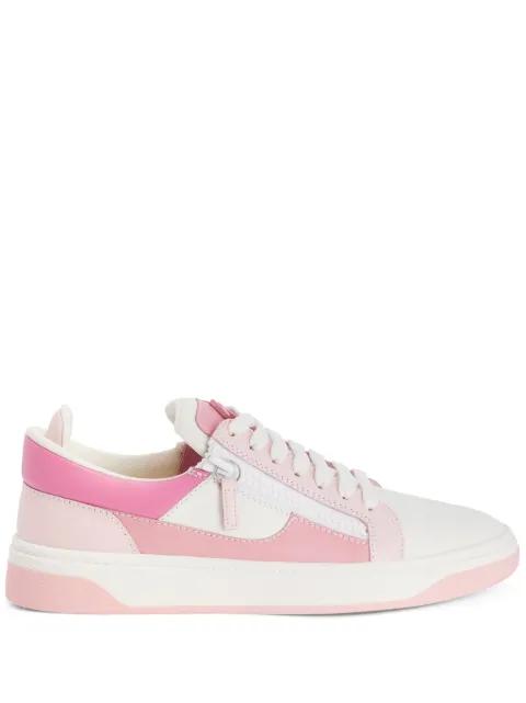 94 panelled low-top leather sneakers by GIUSEPPE ZANOTTI
