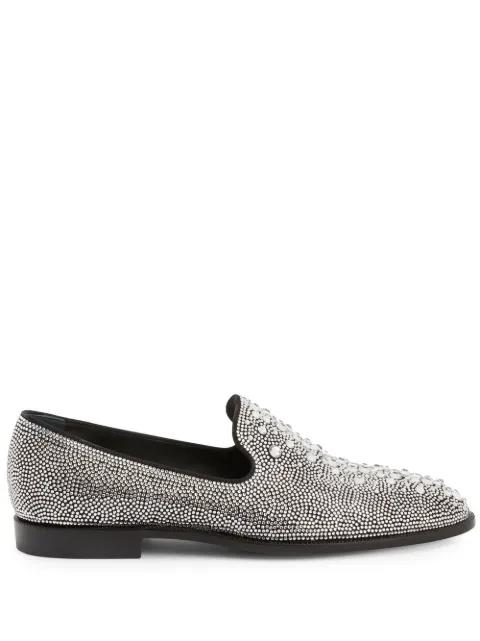Anthime crystal-embellished loafers by GIUSEPPE ZANOTTI