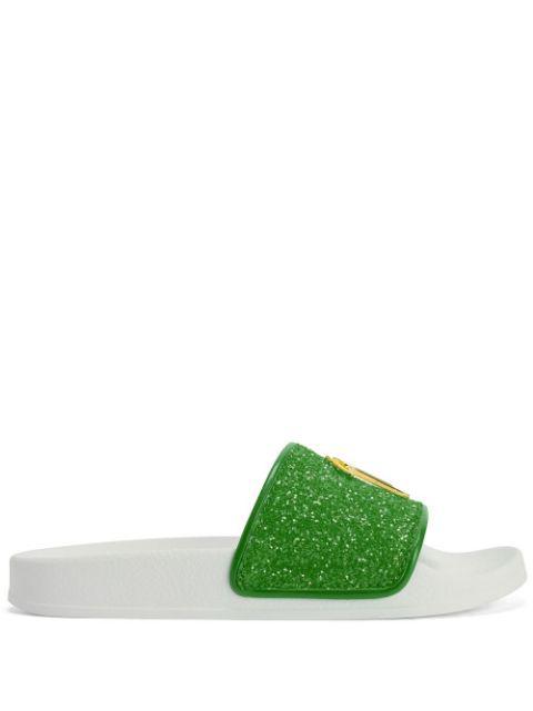Brett glitter slides by GIUSEPPE ZANOTTI