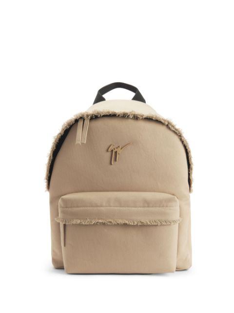 Bud logo-plaque backpack by GIUSEPPE ZANOTTI