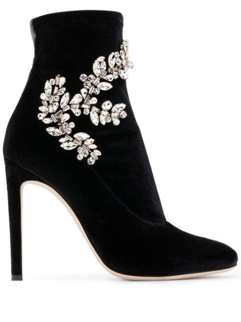 Celeste 110mm crystal-embellished ankle boots by GIUSEPPE ZANOTTI