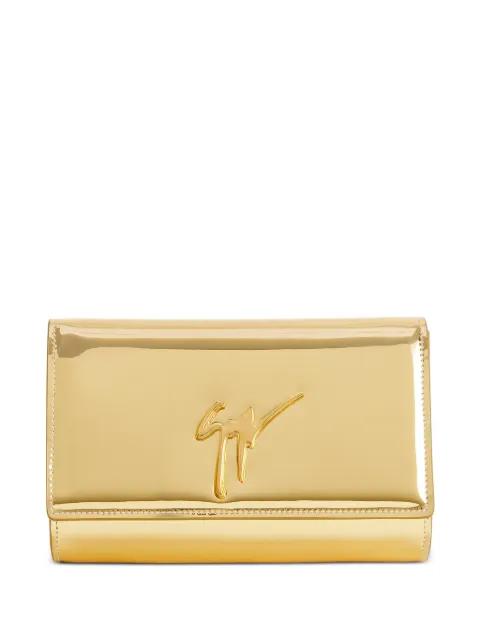 Cleopatra signature chain clutch bag by GIUSEPPE ZANOTTI
