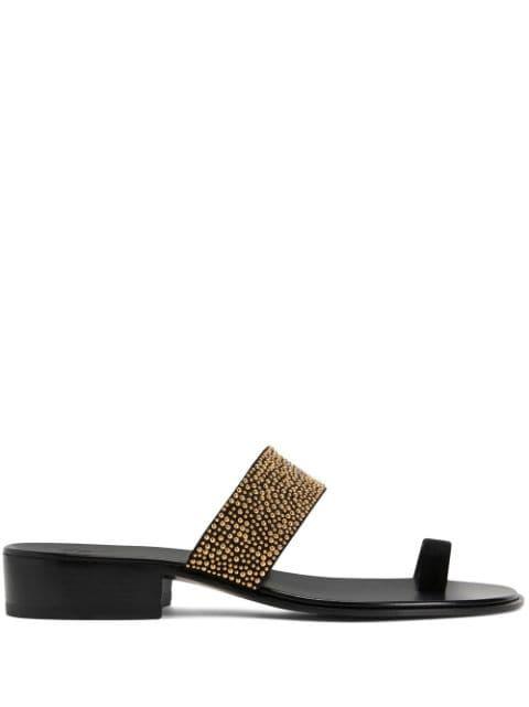 Emerick studded toe-loop sandals by GIUSEPPE ZANOTTI