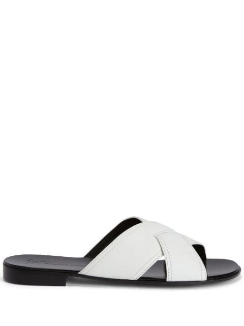 Flavio crossover-strap sandals by GIUSEPPE ZANOTTI