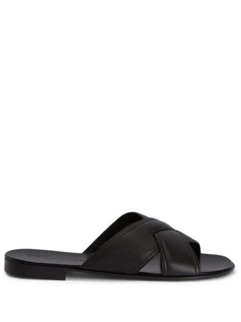 Flavio crossover-strap sandals by GIUSEPPE ZANOTTI