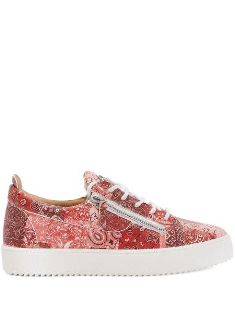 Frankie double-zip low-top sneakers by GIUSEPPE ZANOTTI
