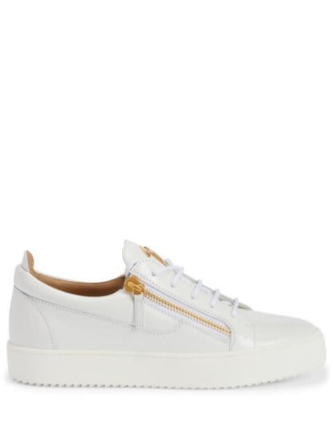 Frankie double-zip low-top sneakers by GIUSEPPE ZANOTTI