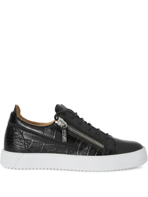 Frankie double-zip low-top sneakers by GIUSEPPE ZANOTTI