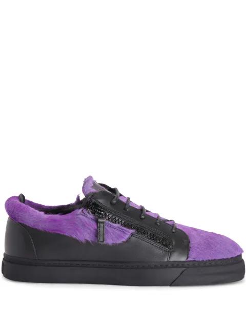 Frankie double-zip low-top sneakers by GIUSEPPE ZANOTTI Frankie double-zip low-top sneakers by GIUSEPPE ZANOTTI