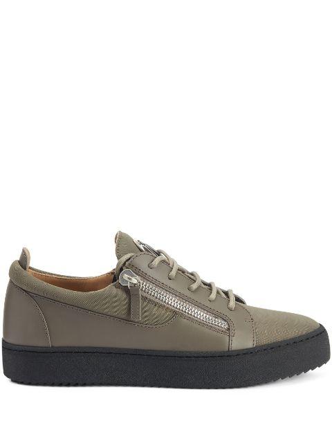 Frankie double-zip low-top sneakers by GIUSEPPE ZANOTTI