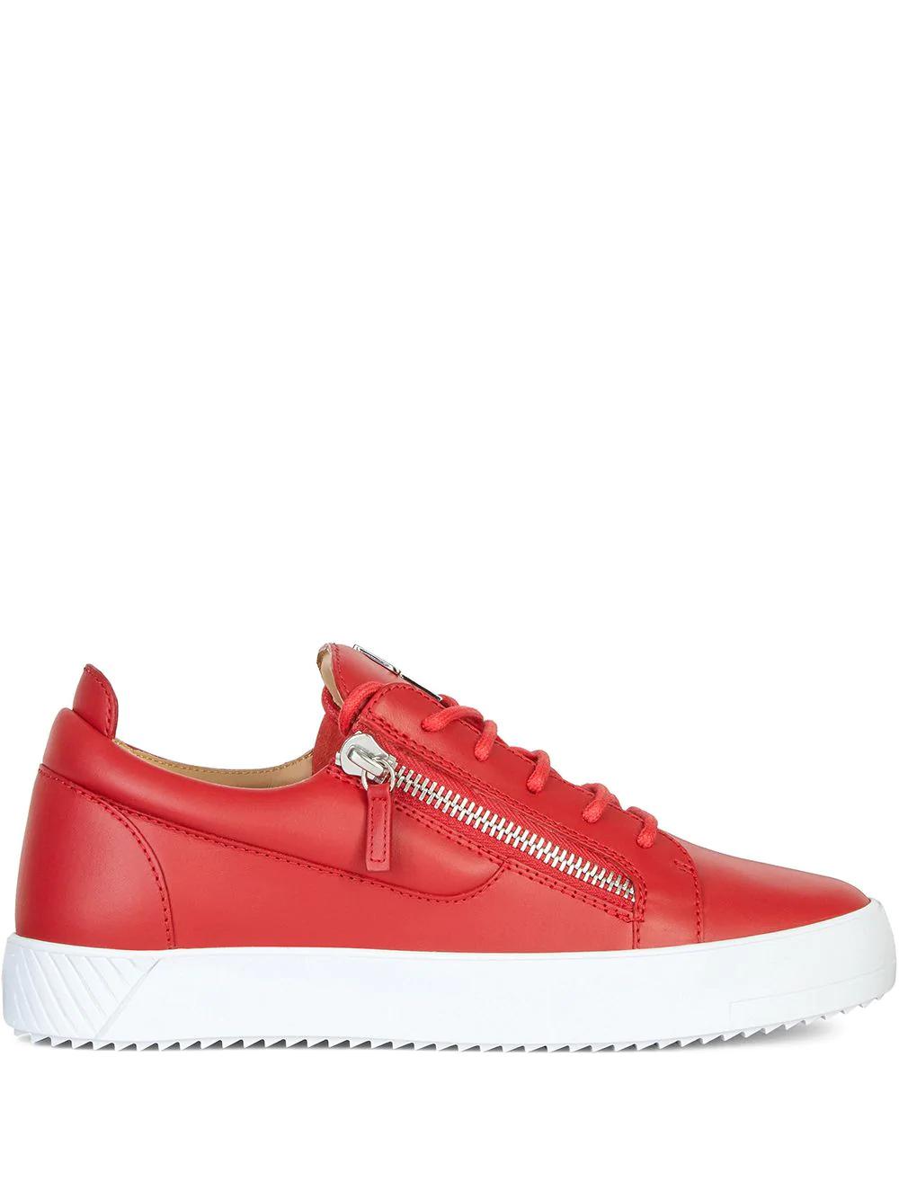 Frankie double-zip low-top sneakers by GIUSEPPE ZANOTTI