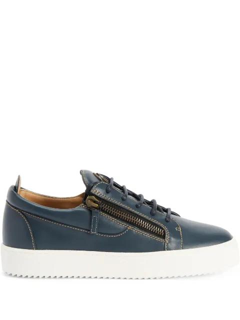 Frankie double-zip low-top sneakers by GIUSEPPE ZANOTTI