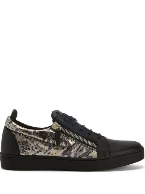 Frankie double-zip low-top sneakers by GIUSEPPE ZANOTTI