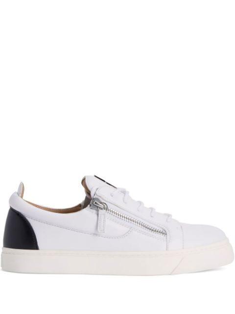 Frankie double-zip low-top sneakers by GIUSEPPE ZANOTTI
