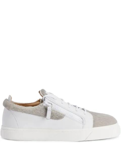 Frankie double-zip low-top sneakers by GIUSEPPE ZANOTTI Frankie double-zip low-top sneakers by GIUSEPPE ZANOTTI