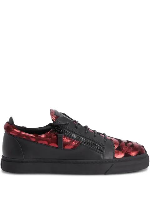 Frankie double-zip low-top sneakers by GIUSEPPE ZANOTTI