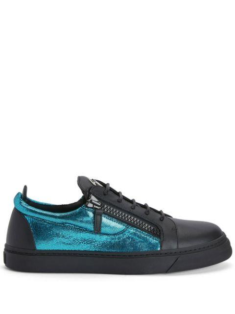 Frankie double-zip low-top sneakers by GIUSEPPE ZANOTTI
