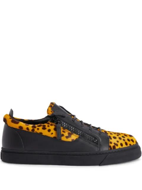 Frankie double-zip low-top sneakers by GIUSEPPE ZANOTTI